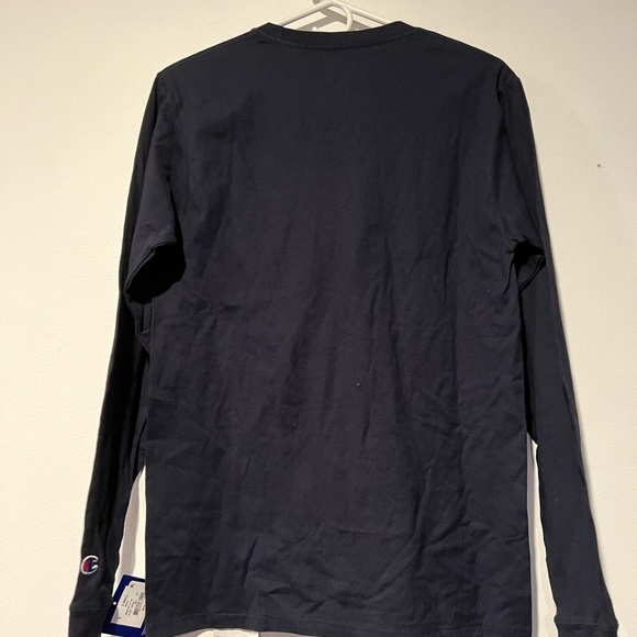 Navy Blue Champion Long Sleeve Adult Small - Picture 2 of 3